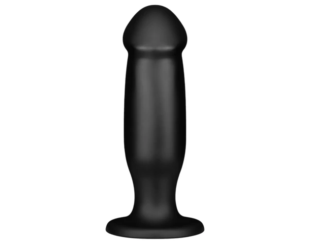 BUTTR AH-1 - tapadókorongos anál dildó (fekete)