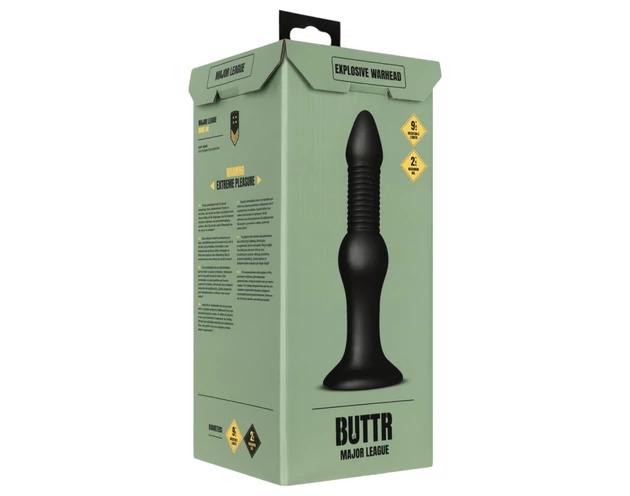 BUTTR Explosive Warhead - anál dildó (fekete)