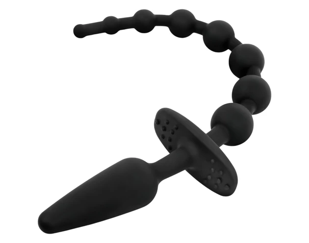 EasyToys - 2in1 anál plug (fekete)