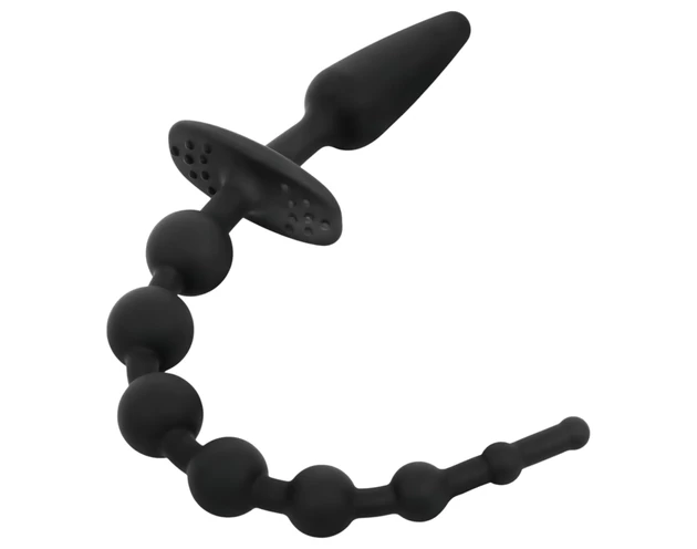 EasyToys - 2in1 anál plug (fekete)