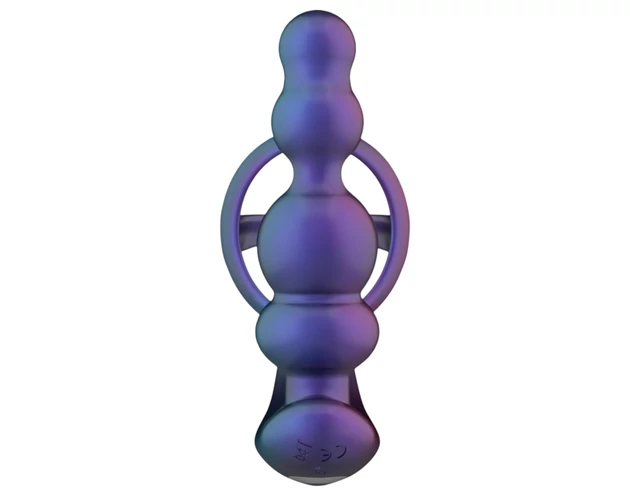 Hueman Stellar Force - anál vibrátor és péniszgyűrű (lila)