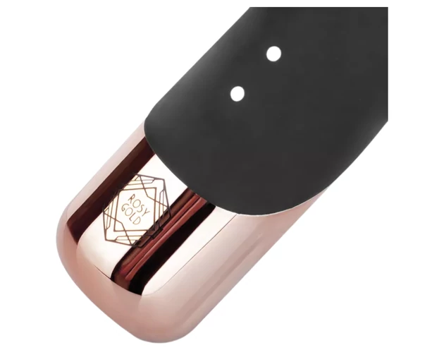 Rosy Gold - csiklókaros lökő vibrátor (fekete)