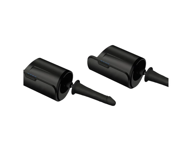Kiiroo élethű vákuum dildó - 19cm (fekete)