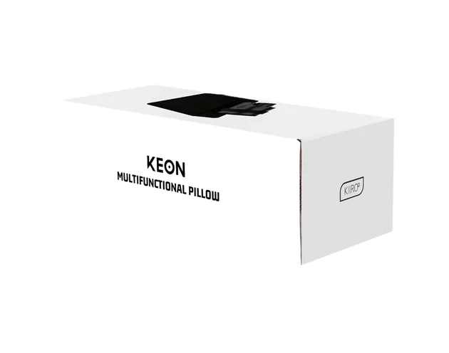 Kiiroo Keon - párna és maszturbátor tartó (fekete)