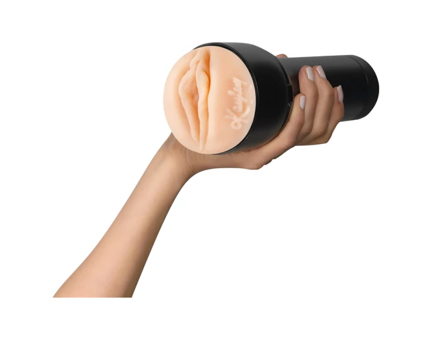Kiiroo Kayley Gunner - műpunci - PowerBlow kompatibilis (natúr)