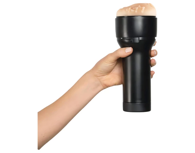 Kiiroo Kayley Gunner - műpunci - PowerBlow kompatibilis (natúr)