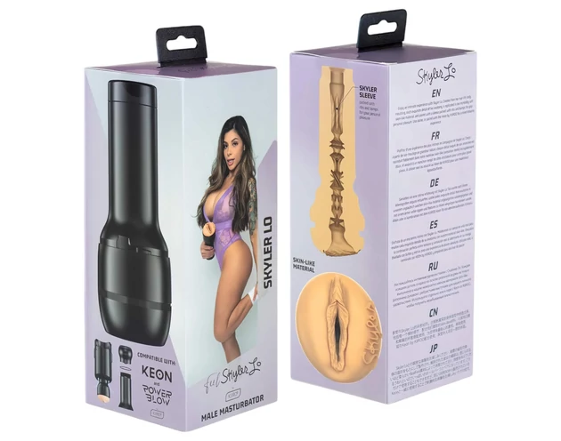Kiiroo Skyler Lo - műpunci - PowerBlow kompatibilis (natúr)