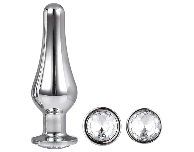 Gleaming Love - anál csúcs plug szett - ezüst (3 részes)