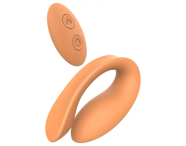 Glam - akkus, rádiós párvibrátor (narancs)