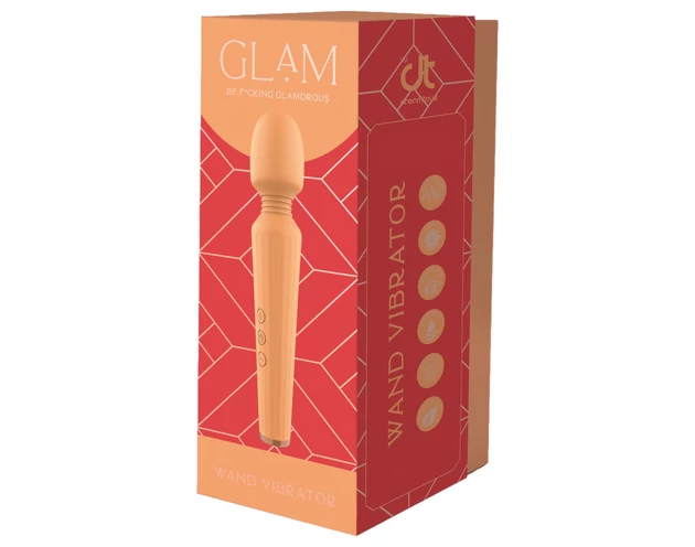 Glam - akkus masszírozó vibrátor (narancs)