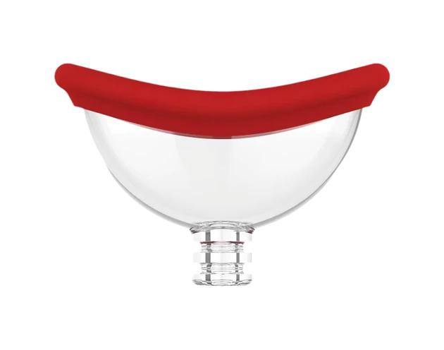 Red Revolution Georgia - G-pont vibrátor és puncipumpa (piros)