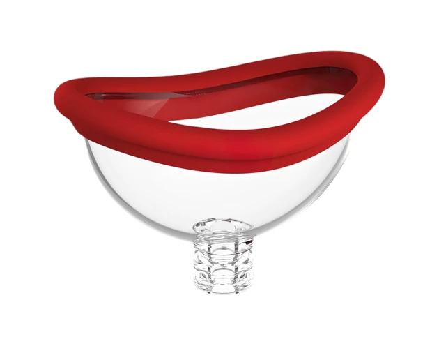 Red Revolution Georgia - G-pont vibrátor és puncipumpa (piros)