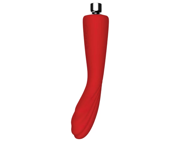 Red Revolution Georgia - G-pont vibrátor és puncipumpa (piros)