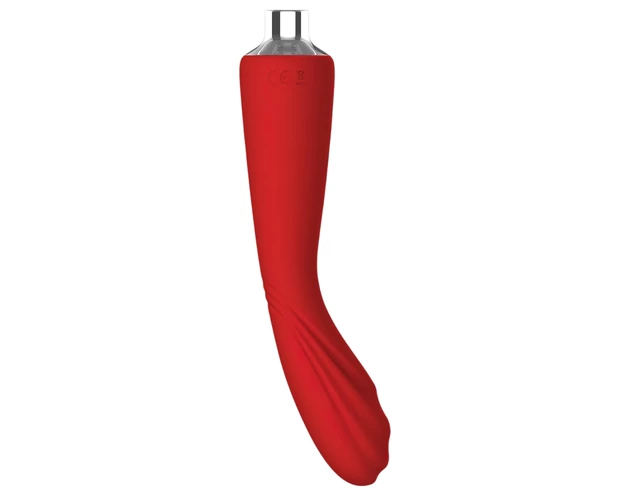 Red Revolution Georgia - G-pont vibrátor és puncipumpa (piros)