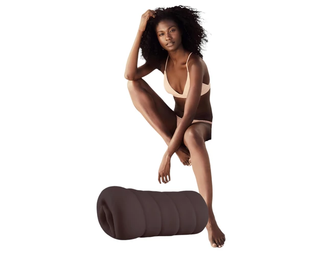 The Girl Next Door Alicia - élethű műpunci (fekete)