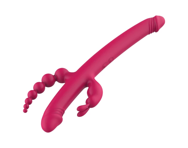 Dreamtoys Anywhere Pleasure Vibe - akkus, 4 ágú vibrátor (pink)