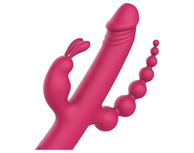 Dreamtoys Anywhere Pleasure Vibe - akkus, 4 ágú vibrátor (pink)