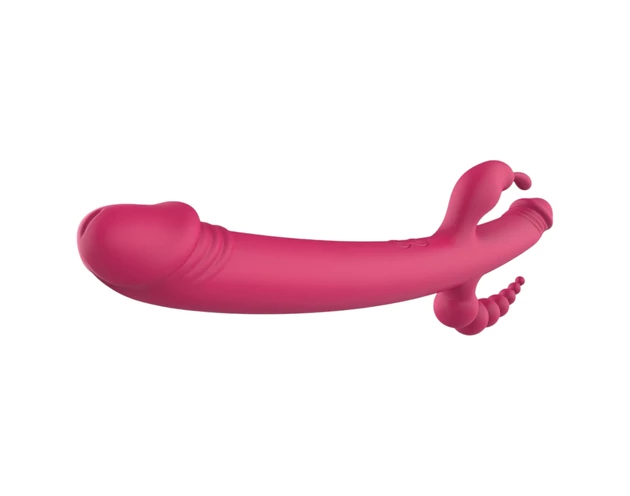 Dreamtoys Anywhere Pleasure Vibe - akkus, 4 ágú vibrátor (pink)