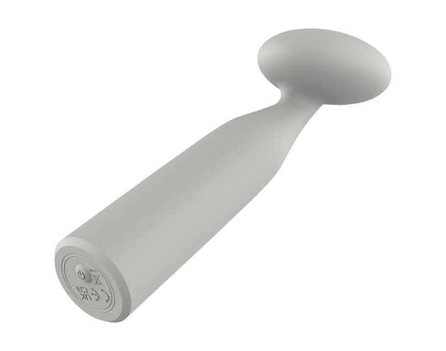 Nude Luna - akkus mini wand vibrátor (szürke)