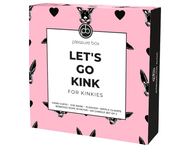 Pleasure Box Let's Go Kink - kötöző szett - 6 részes