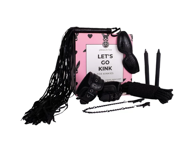 Pleasure Box Let's Go Kink - kötöző szett - 6 részes