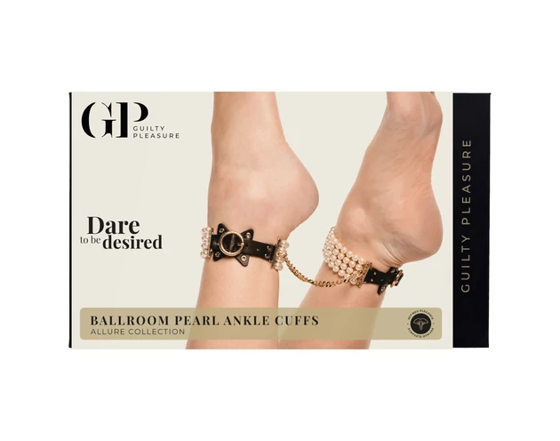 Allure - gyöngyös bokabilincs (fekete)