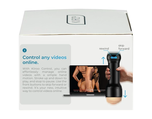 Kiiroo Control - vibrációs adapter (fekete)