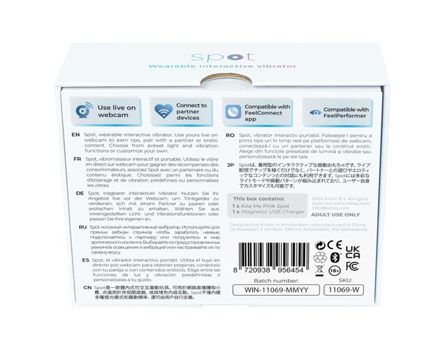 Kiiroo Spot - vibrációs tojás (pink)