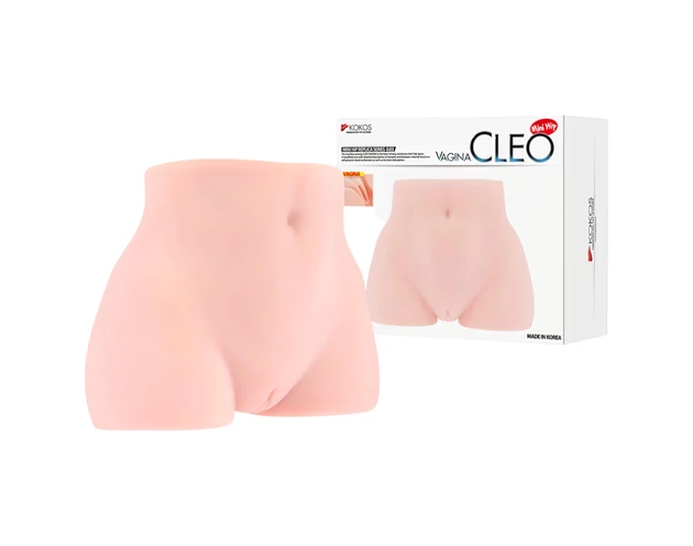 Kokos Cleo - élethű, torzó műpunci (natúr)