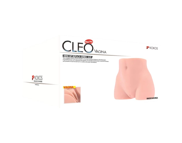 Kokos Cleo - élethű, torzó műpunci (natúr)