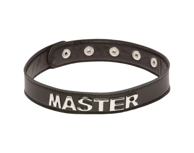 X-Play Master - BDSM nyakörv (fekete)