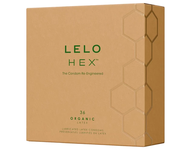 LELO Hex Organic - potencia óvszer (36db)
