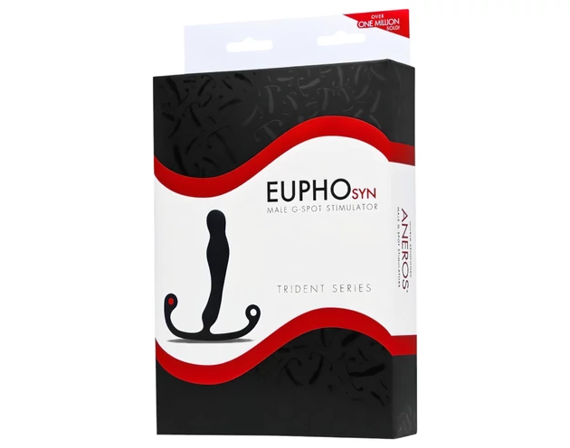 Aneros - Eupho Syn Trident - prosztata dildó (fekete) -