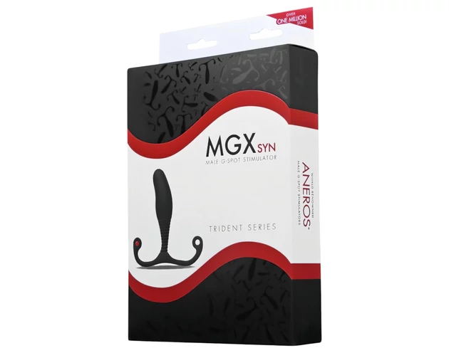 Aneros MGX Syn Trident - prosztata dildó (fekete) -