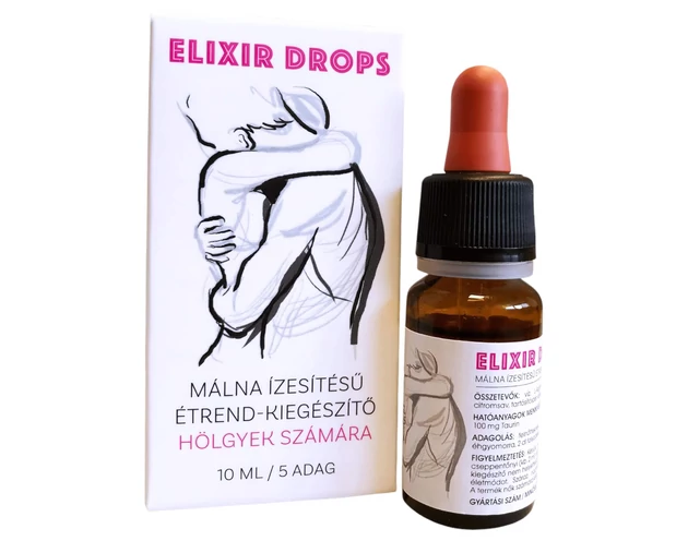 ELIXIR - női vágyfokozó cseppek (10ml) - málna