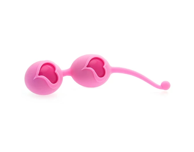 FEELZTOYS Desi - szíves gésagolyó duó (pink)