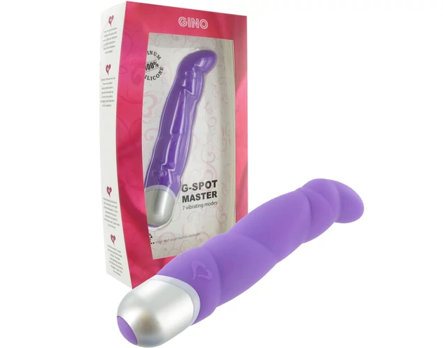FEELZTOYS Gino - vízálló G-pont vibrátor (lila)