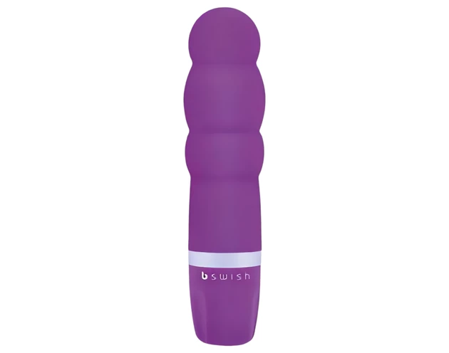 B SWISH Bcute Pearl - vízálló gyöngyös vibrátor (lila)
