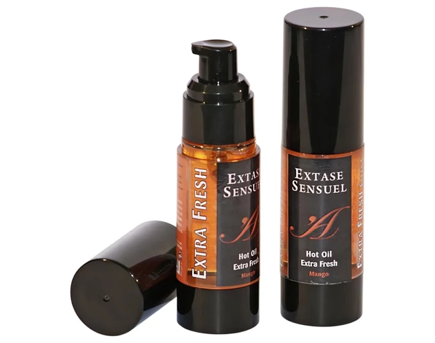 Extase Sensuel - hűsítő-melegítő masszázsolaj - mangó (30ml)