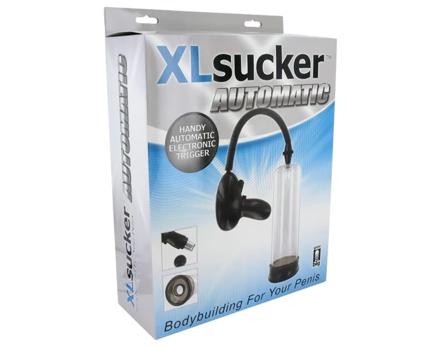 XLSUCKER - automata potencia- és péniszpumpa (átlátszó)