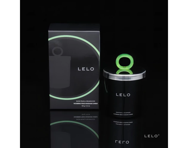 LELO masszázsgyertya - gyapjaskörte és cédrus (150g)