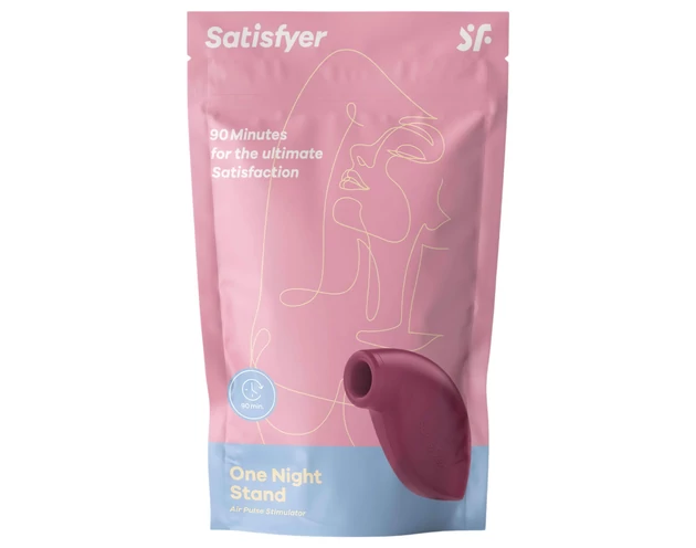 Satisfyer One Night Stand - léghullámos csiklóizgató (piros)