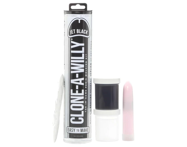 Clone-a-Willy - péniszmásoló szett vibrátorral (fekete)
