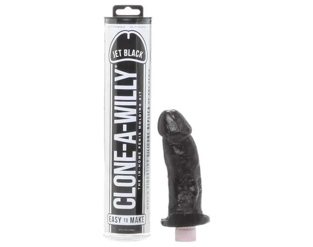 Clone-a-Willy - péniszmásoló szett vibrátorral (fekete)