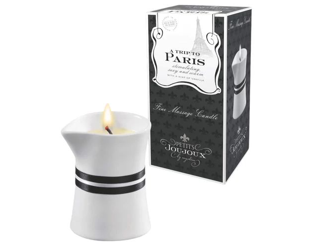 Petits Joujoux - masszázsgyertya - vanília-szantálfa (120ml)