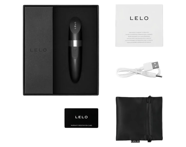 LELO Mia 2 - utazó rúzs vibrátor (fekete)
