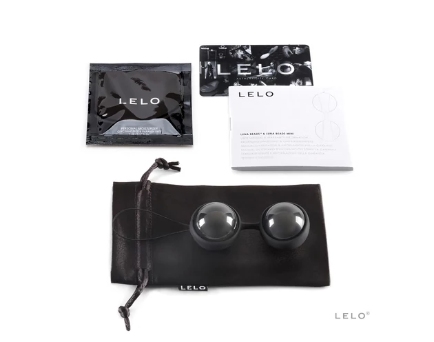 LELO Luna Noir- variálható gésagolyó