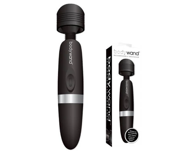 Bodywand - akkus, masszírozó vibrátor (fekete)
