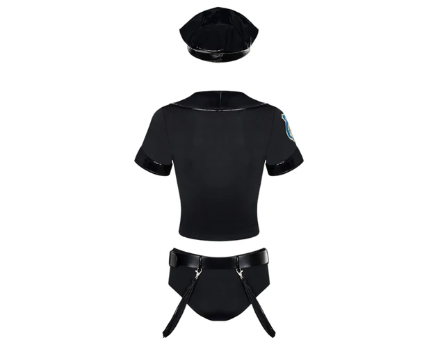 Obsessive Police - rendőrnő jelmez szett (S/M)