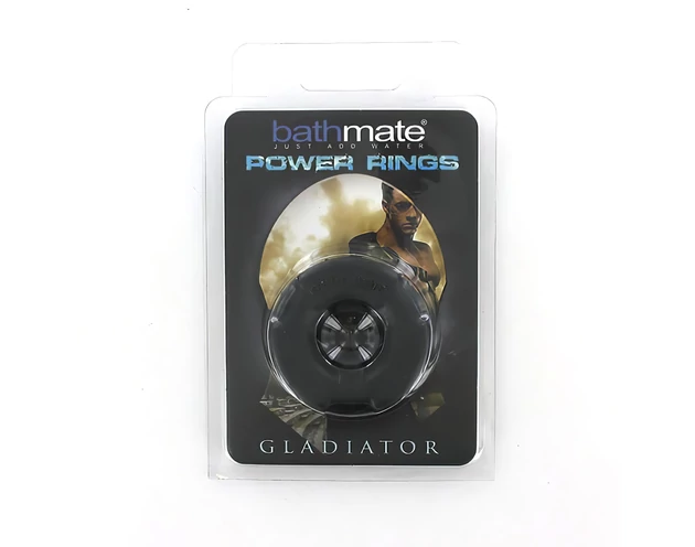 BathMate - Gladiator szilikon péniszgyűrű (fekete)